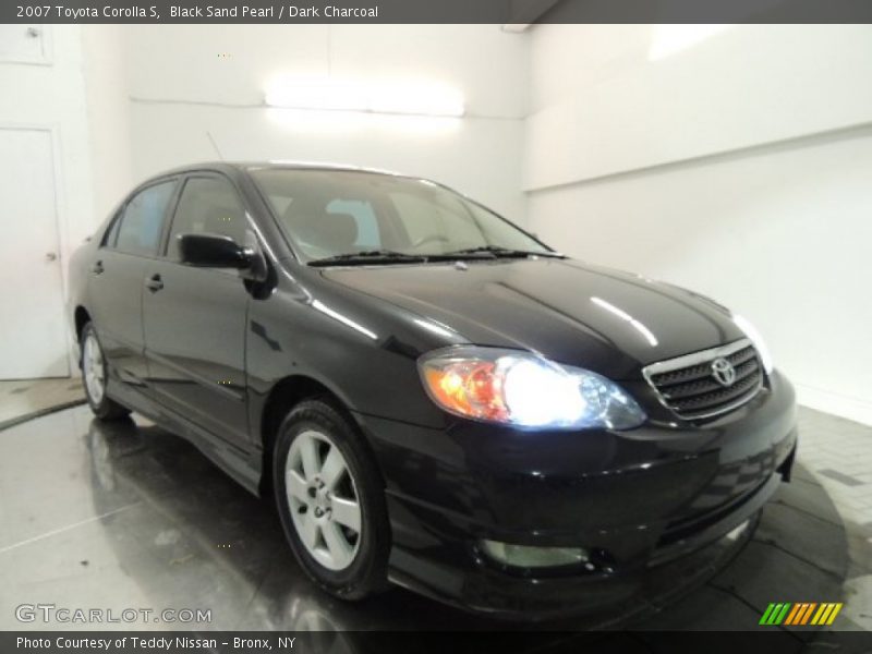 Black Sand Pearl / Dark Charcoal 2007 Toyota Corolla S