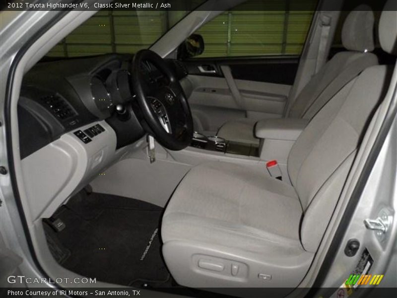 Classic Silver Metallic / Ash 2012 Toyota Highlander V6