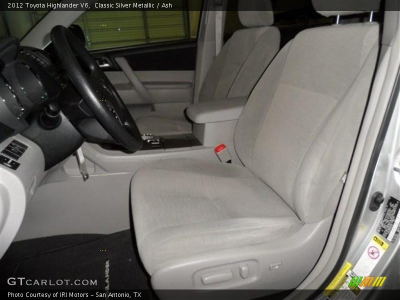 Classic Silver Metallic / Ash 2012 Toyota Highlander V6