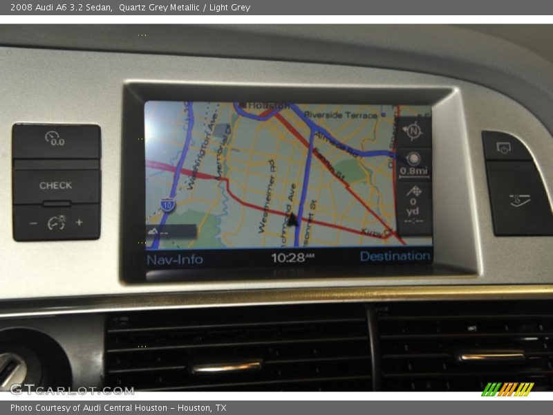 Quartz Grey Metallic / Light Grey 2008 Audi A6 3.2 Sedan