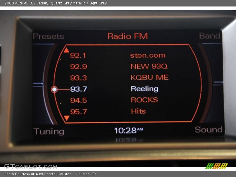Quartz Grey Metallic / Light Grey 2008 Audi A6 3.2 Sedan