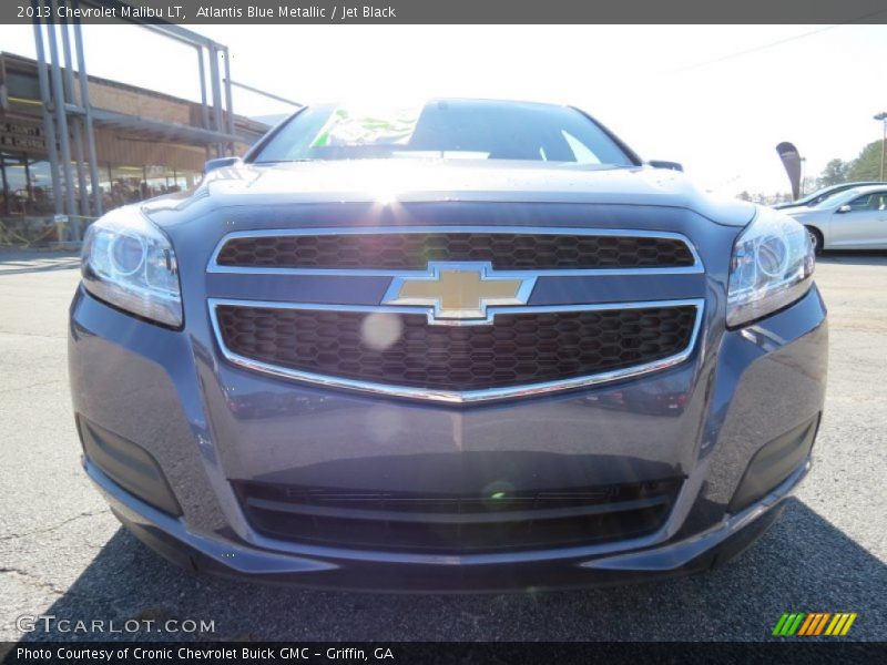 Atlantis Blue Metallic / Jet Black 2013 Chevrolet Malibu LT