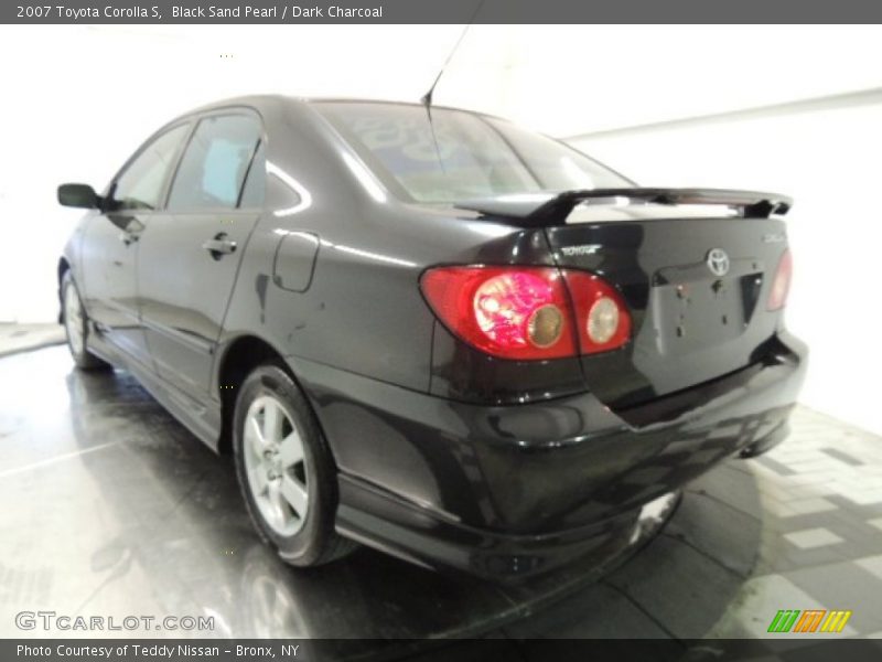 Black Sand Pearl / Dark Charcoal 2007 Toyota Corolla S