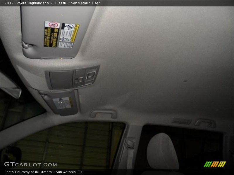 Classic Silver Metallic / Ash 2012 Toyota Highlander V6