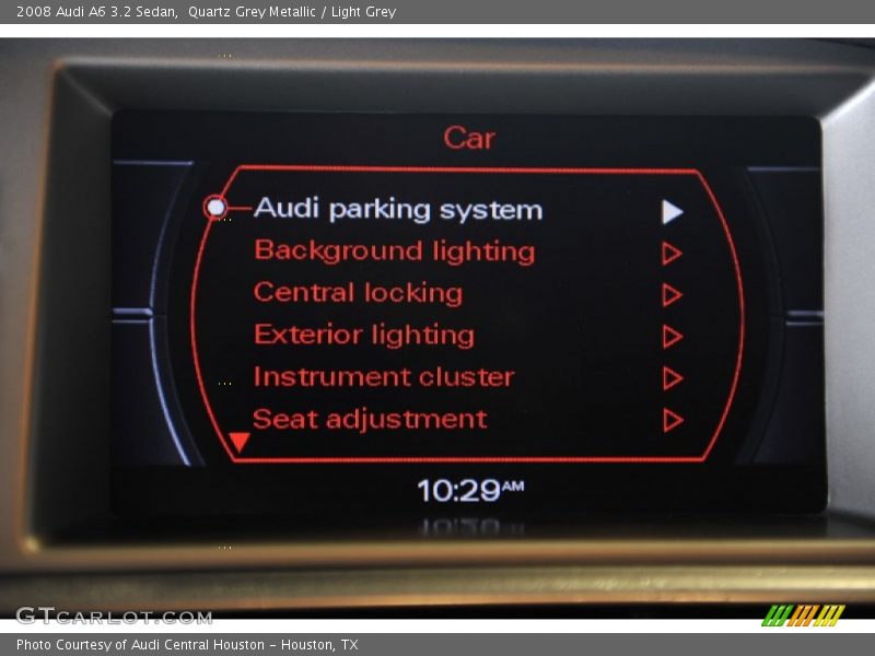 Quartz Grey Metallic / Light Grey 2008 Audi A6 3.2 Sedan