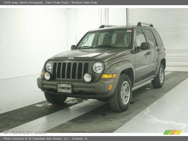 Dark Khaki Pearl / Medium Slate Gray 2006 Jeep Liberty Renegade