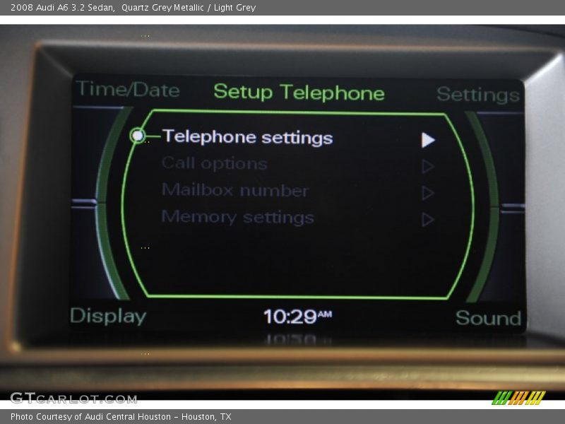 Quartz Grey Metallic / Light Grey 2008 Audi A6 3.2 Sedan