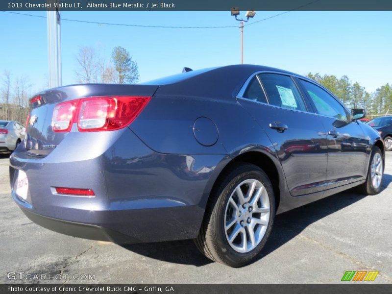 Atlantis Blue Metallic / Jet Black 2013 Chevrolet Malibu LT