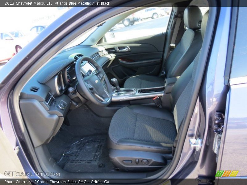 Atlantis Blue Metallic / Jet Black 2013 Chevrolet Malibu LT