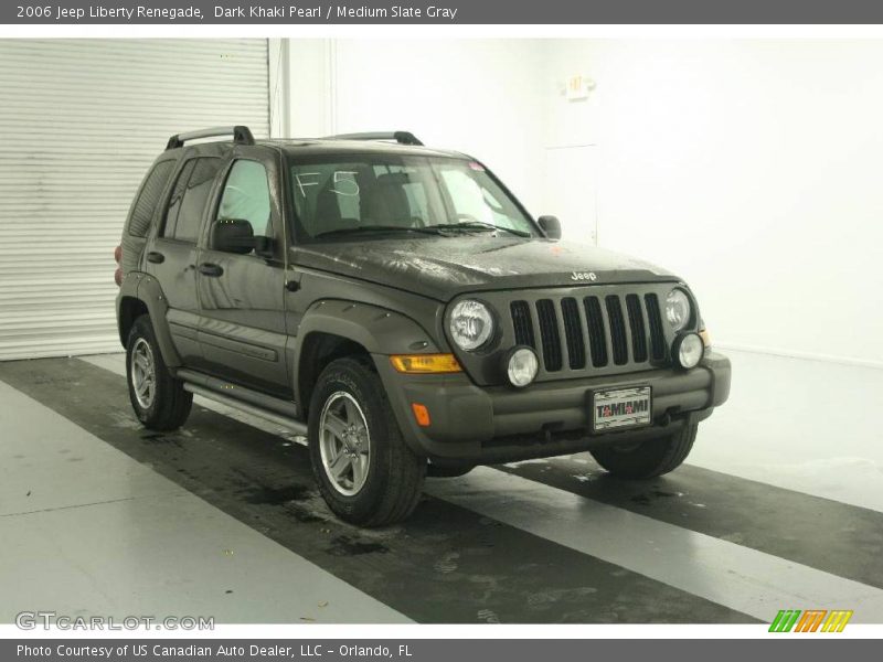 Dark Khaki Pearl / Medium Slate Gray 2006 Jeep Liberty Renegade