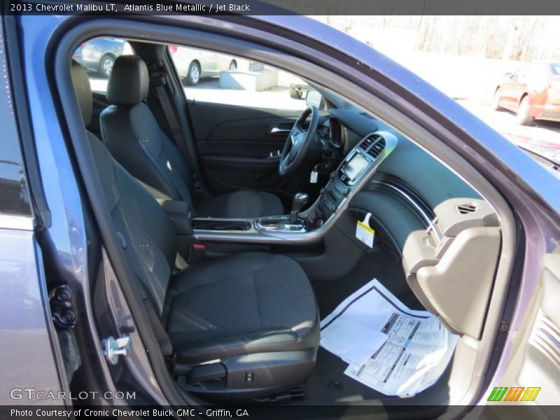 Atlantis Blue Metallic / Jet Black 2013 Chevrolet Malibu LT