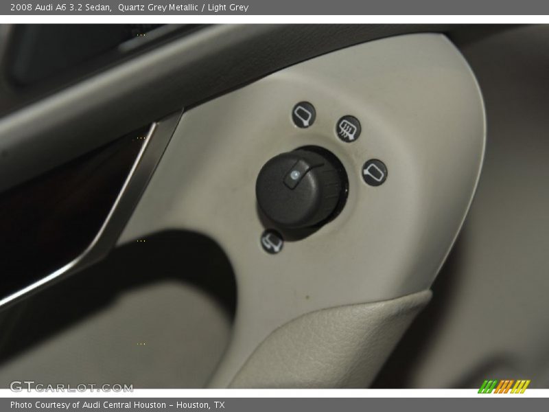 Quartz Grey Metallic / Light Grey 2008 Audi A6 3.2 Sedan