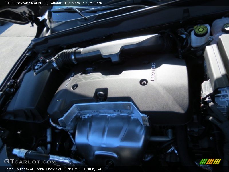 Atlantis Blue Metallic / Jet Black 2013 Chevrolet Malibu LT