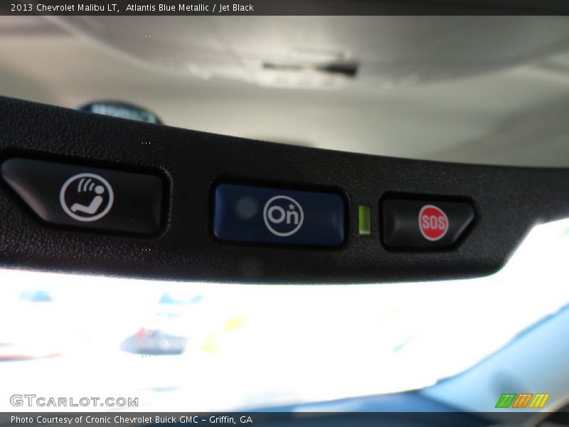 Atlantis Blue Metallic / Jet Black 2013 Chevrolet Malibu LT