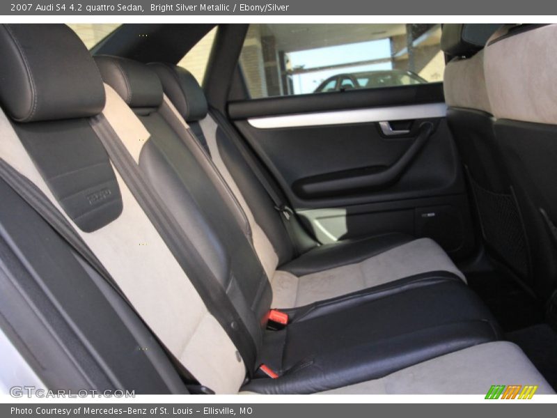 Bright Silver Metallic / Ebony/Silver 2007 Audi S4 4.2 quattro Sedan