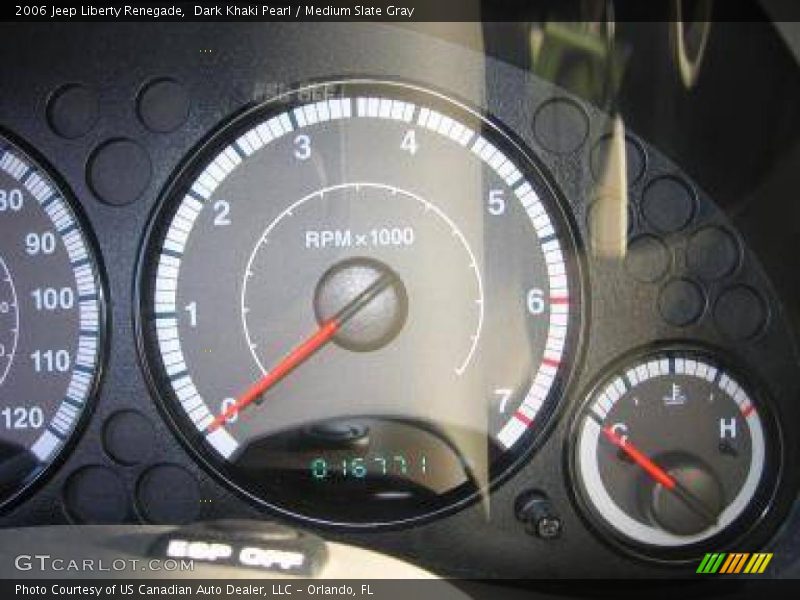 Dark Khaki Pearl / Medium Slate Gray 2006 Jeep Liberty Renegade
