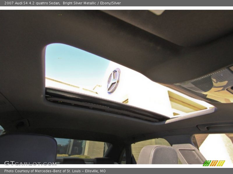 Bright Silver Metallic / Ebony/Silver 2007 Audi S4 4.2 quattro Sedan