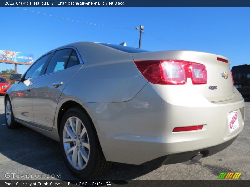 Champagne Silver Metallic / Jet Black 2013 Chevrolet Malibu LTZ