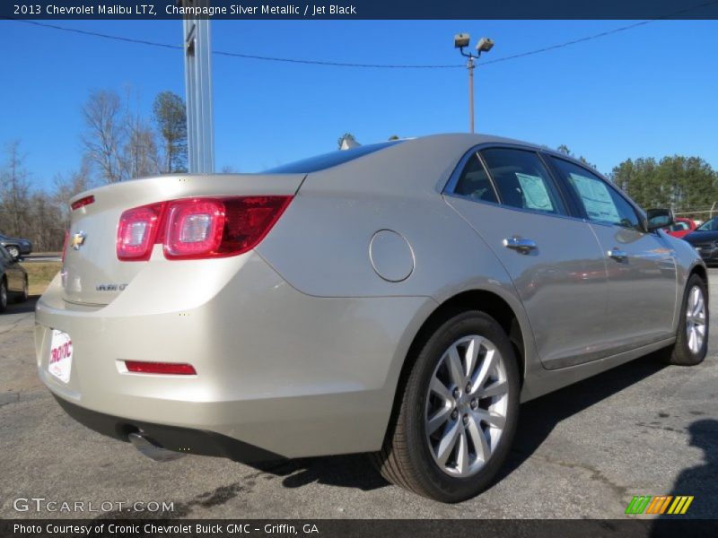 Champagne Silver Metallic / Jet Black 2013 Chevrolet Malibu LTZ