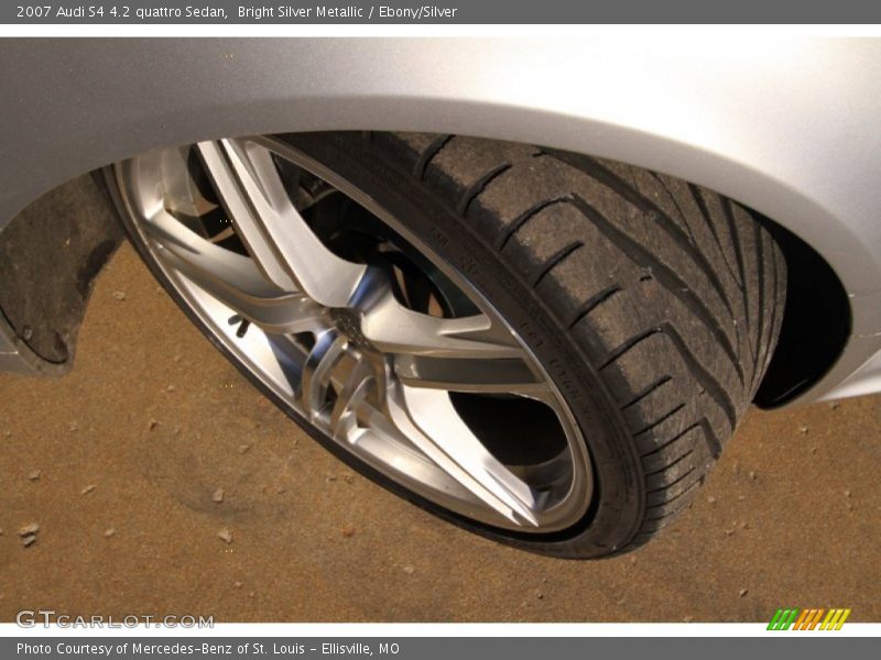 Bright Silver Metallic / Ebony/Silver 2007 Audi S4 4.2 quattro Sedan