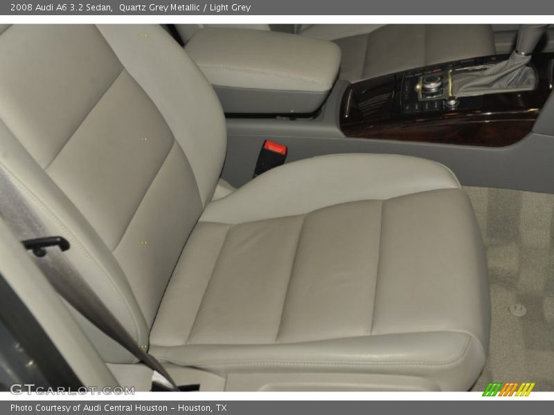 Quartz Grey Metallic / Light Grey 2008 Audi A6 3.2 Sedan