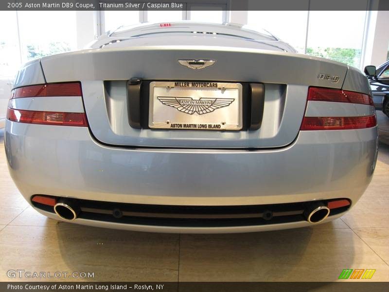 Titanium Silver / Caspian Blue 2005 Aston Martin DB9 Coupe