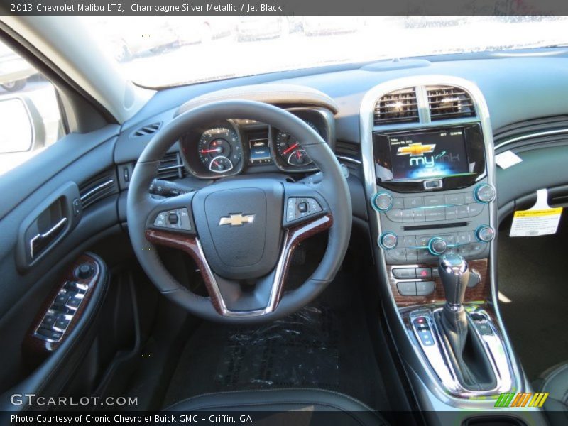 Champagne Silver Metallic / Jet Black 2013 Chevrolet Malibu LTZ