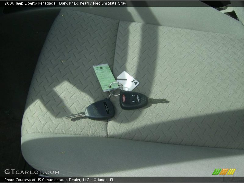 Dark Khaki Pearl / Medium Slate Gray 2006 Jeep Liberty Renegade