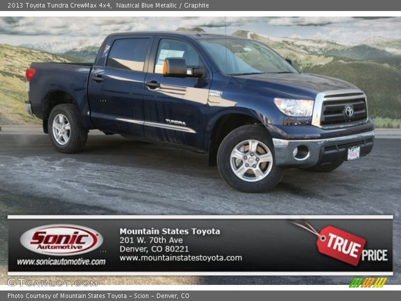 Nautical Blue Metallic / Graphite 2013 Toyota Tundra CrewMax 4x4