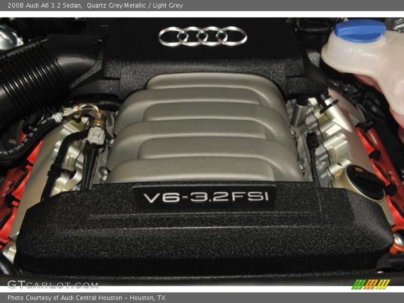 Quartz Grey Metallic / Light Grey 2008 Audi A6 3.2 Sedan