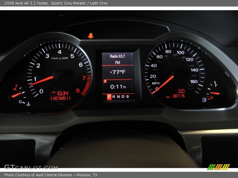 Quartz Grey Metallic / Light Grey 2008 Audi A6 3.2 Sedan