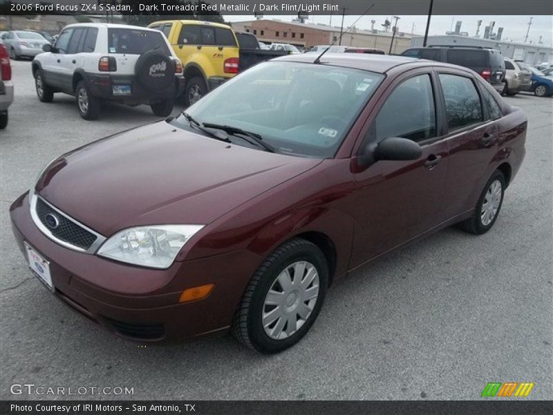 Dark Toreador Red Metallic / Dark Flint/Light Flint 2006 Ford Focus ZX4 S Sedan