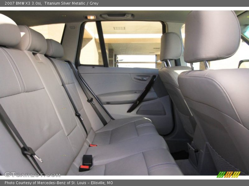 Titanium Silver Metallic / Grey 2007 BMW X3 3.0si