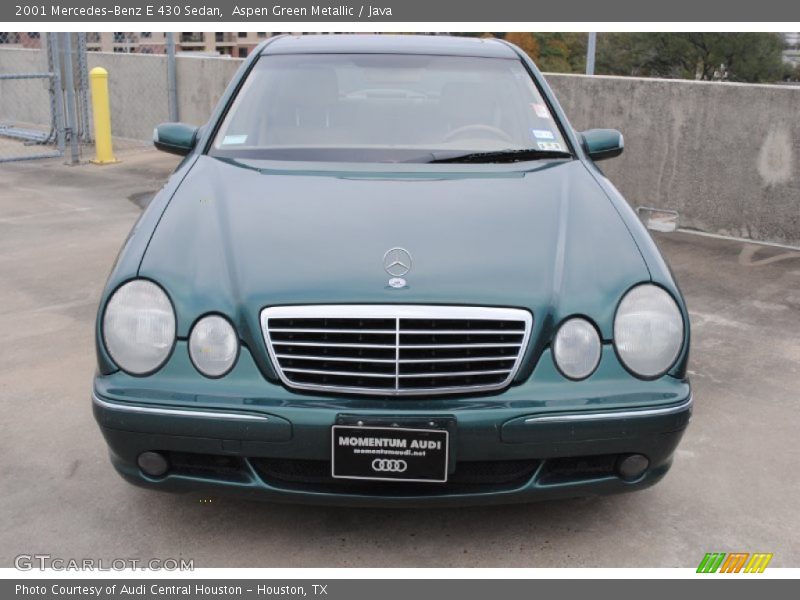 Aspen Green Metallic / Java 2001 Mercedes-Benz E 430 Sedan