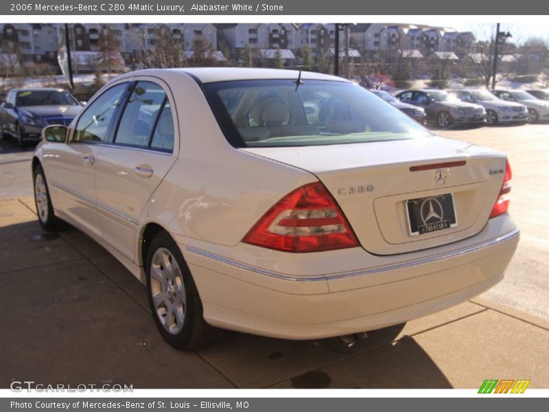 Alabaster White / Stone 2006 Mercedes-Benz C 280 4Matic Luxury