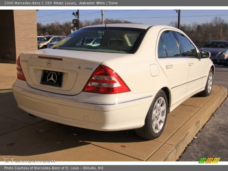 Alabaster White / Stone 2006 Mercedes-Benz C 280 4Matic Luxury