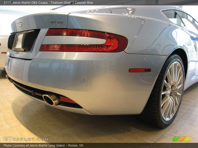Titanium Silver / Caspian Blue 2005 Aston Martin DB9 Coupe