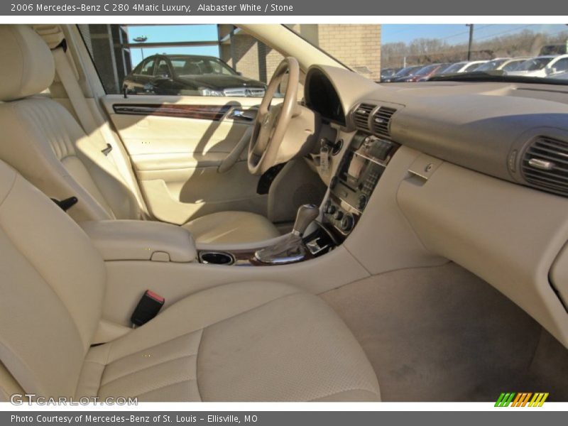 Alabaster White / Stone 2006 Mercedes-Benz C 280 4Matic Luxury