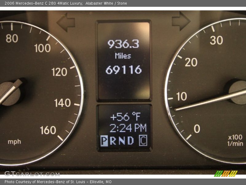 Alabaster White / Stone 2006 Mercedes-Benz C 280 4Matic Luxury