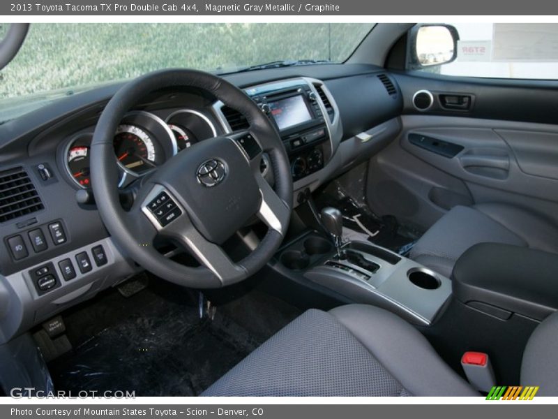Magnetic Gray Metallic / Graphite 2013 Toyota Tacoma TX Pro Double Cab 4x4