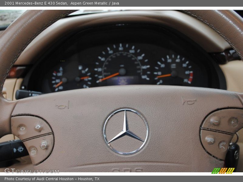 Aspen Green Metallic / Java 2001 Mercedes-Benz E 430 Sedan