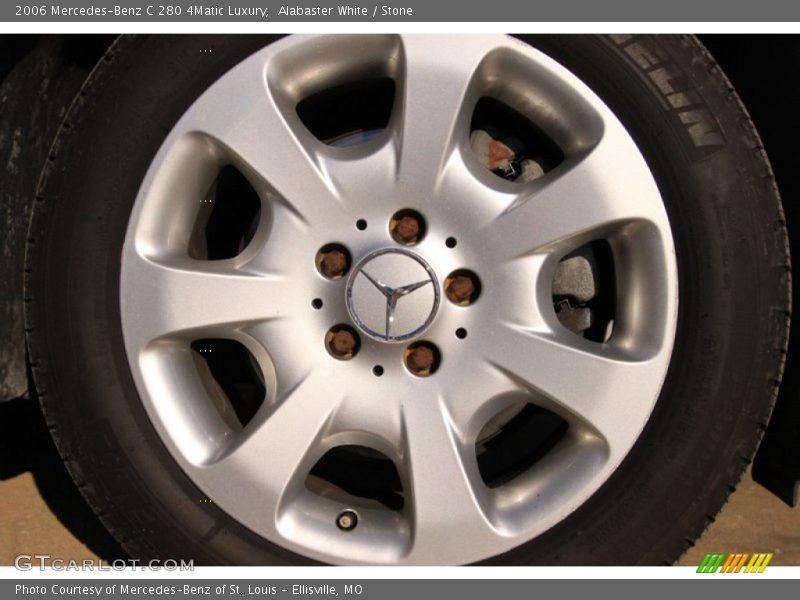 Alabaster White / Stone 2006 Mercedes-Benz C 280 4Matic Luxury