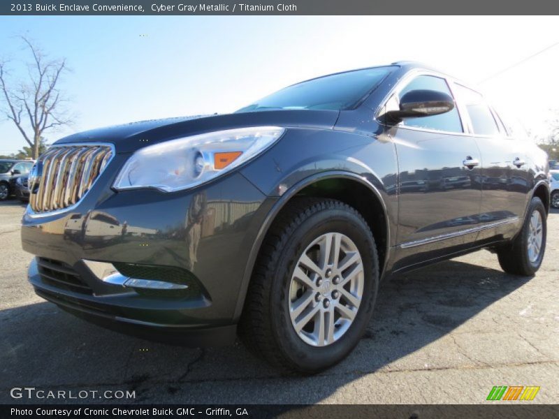 Cyber Gray Metallic / Titanium Cloth 2013 Buick Enclave Convenience