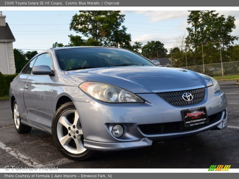 Cosmic Blue Metallic / Charcoal 2006 Toyota Solara SE V6 Coupe