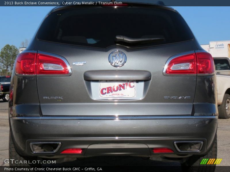 Cyber Gray Metallic / Titanium Cloth 2013 Buick Enclave Convenience