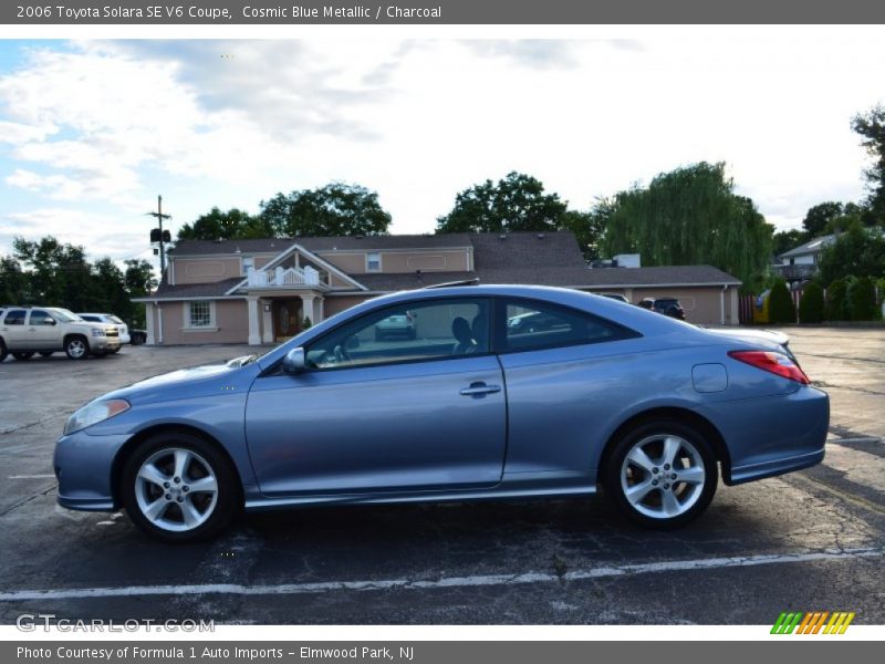 Cosmic Blue Metallic / Charcoal 2006 Toyota Solara SE V6 Coupe