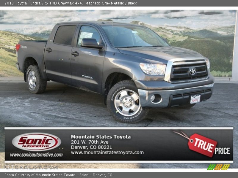 Magnetic Gray Metallic / Black 2013 Toyota Tundra SR5 TRD CrewMax 4x4
