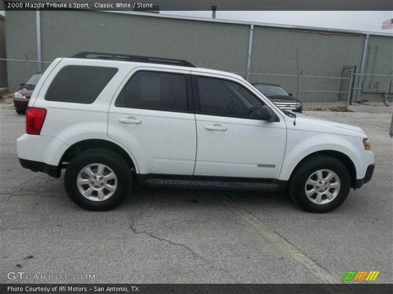 Classic White / Stone 2008 Mazda Tribute s Sport