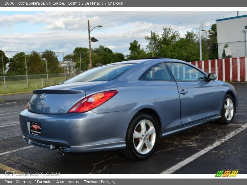 Cosmic Blue Metallic / Charcoal 2006 Toyota Solara SE V6 Coupe