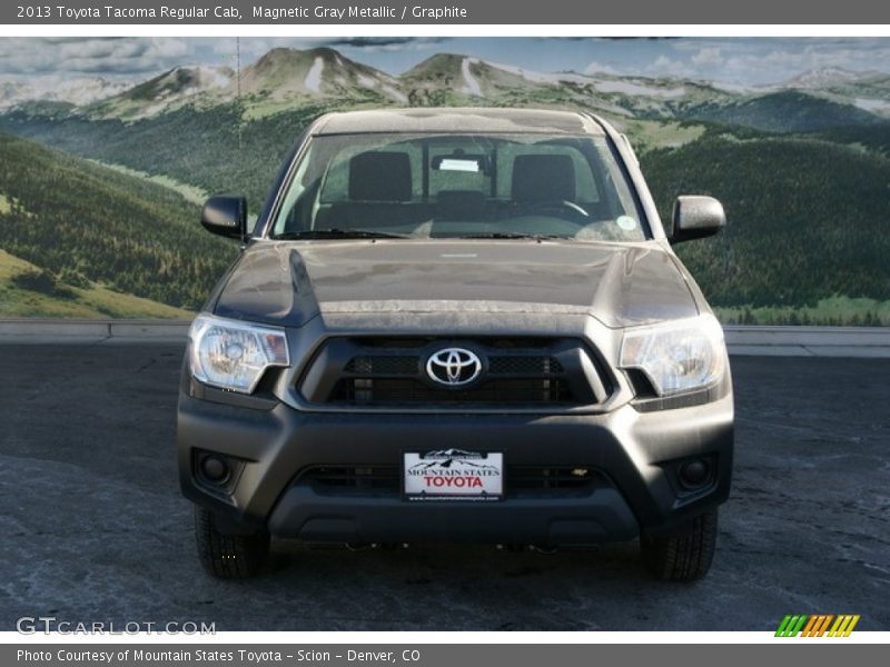 Magnetic Gray Metallic / Graphite 2013 Toyota Tacoma Regular Cab
